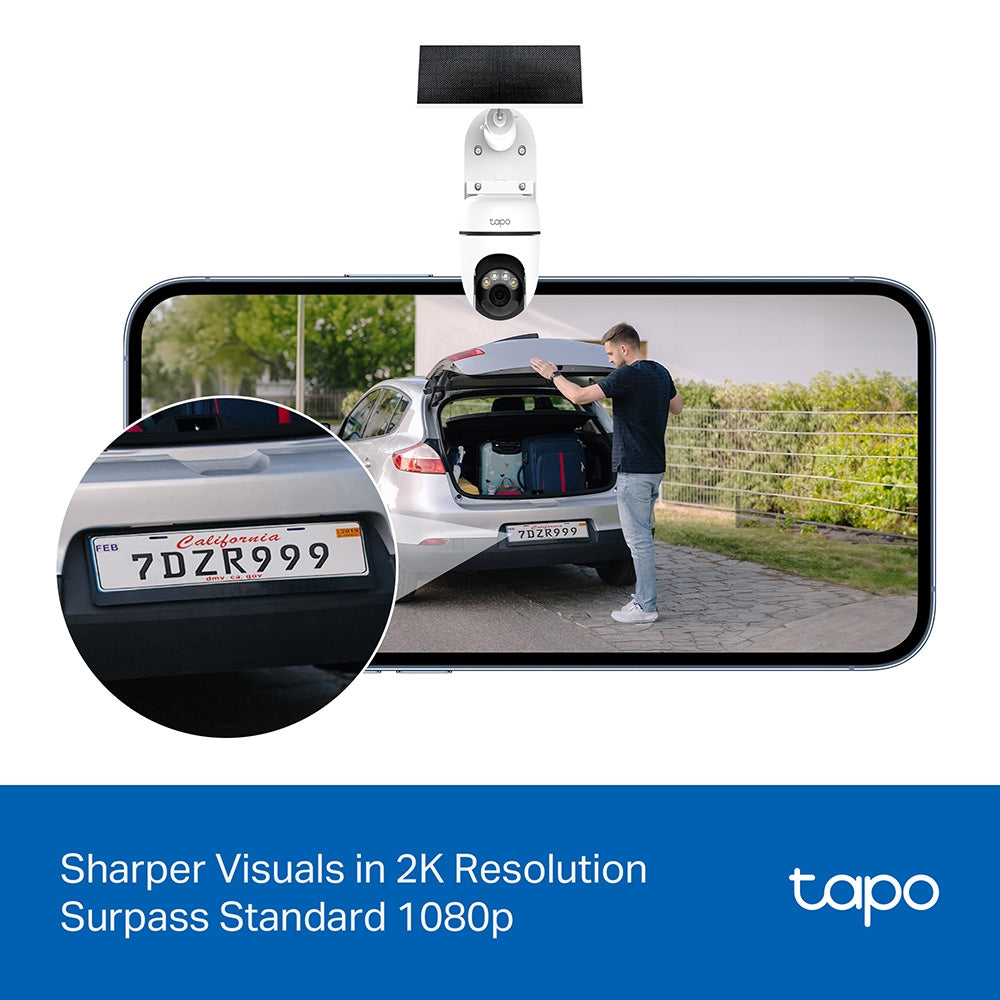 Tapo C610 KIT(2-pack) | Solar-Powered Pan/Tilt Security Camera Kit
