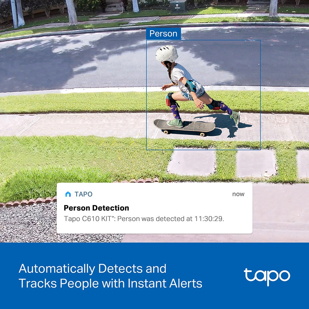 Tapo C610 KIT(2-pack) | Solar-Powered Pan/Tilt Security Camera Kit