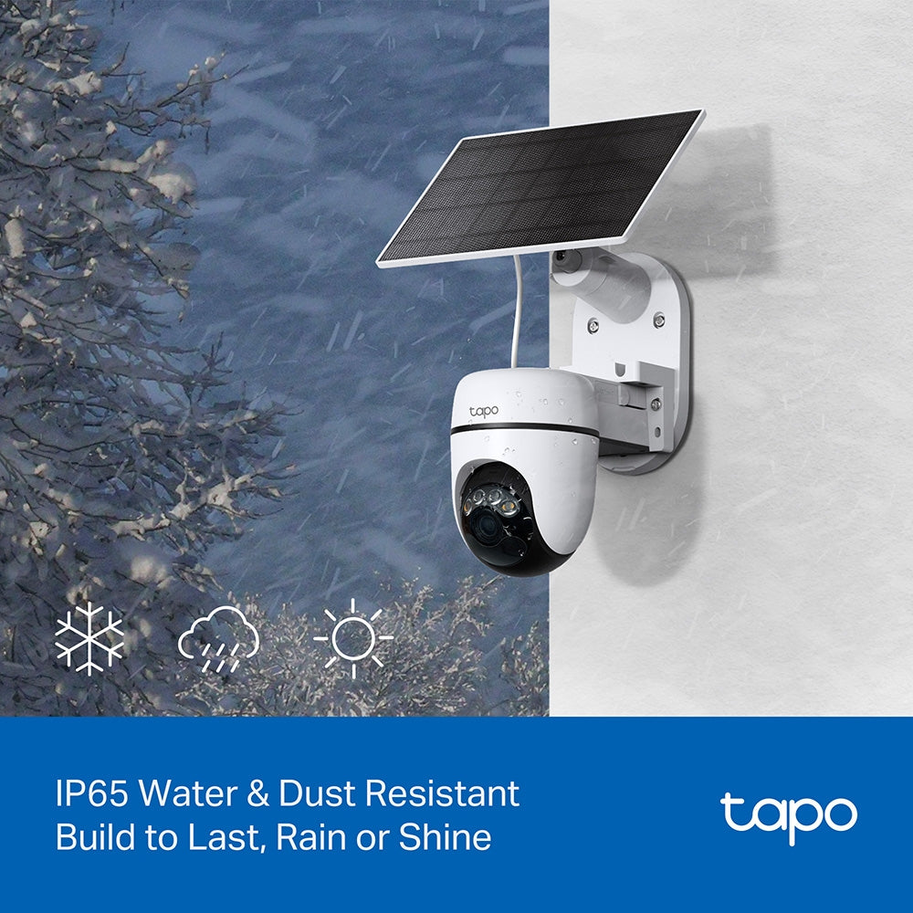 Tapo C610 KIT(2-pack) | Solar-Powered Pan/Tilt Security Camera Kit