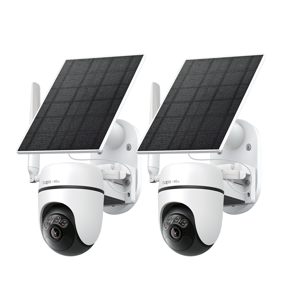 Tapo C615G KIT | Solar-Powered Pan/Tilt 4G LTE Security Camera Kit