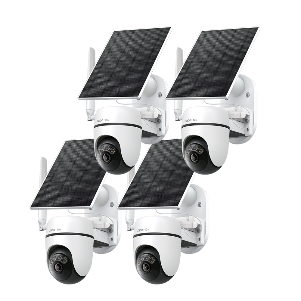 Tapo C615G KIT | Solar-Powered Pan/Tilt 4G LTE Security Camera Kit