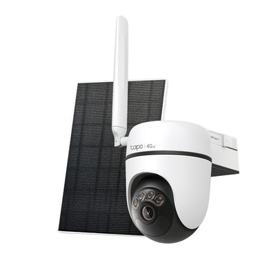 Tapo C615G KIT | Solar-Powered Pan/Tilt 4G LTE Security Camera Kit