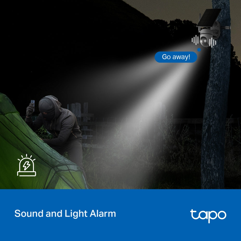 Tapo C615G KIT | Solar-Powered Pan/Tilt 4G LTE Security Camera Kit