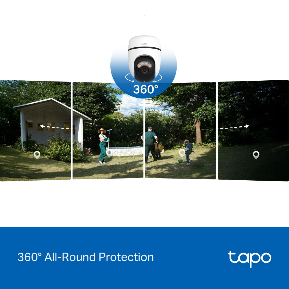 Tapo C630 KIT | Solar-Powered Pan/Tilt Security Camera Kit