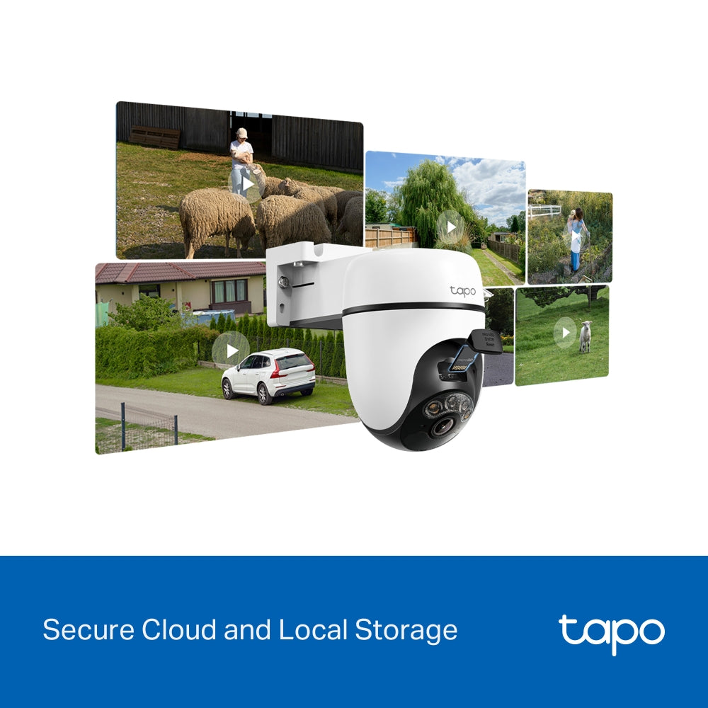 Tapo C630 KIT | Solar-Powered Pan/Tilt Security Camera Kit