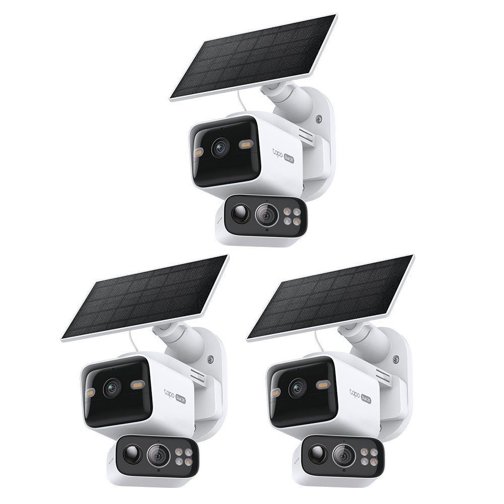 Tapo C645D KIT | Dual-Lens Pan/Tilt Security Camera Kit, 2K