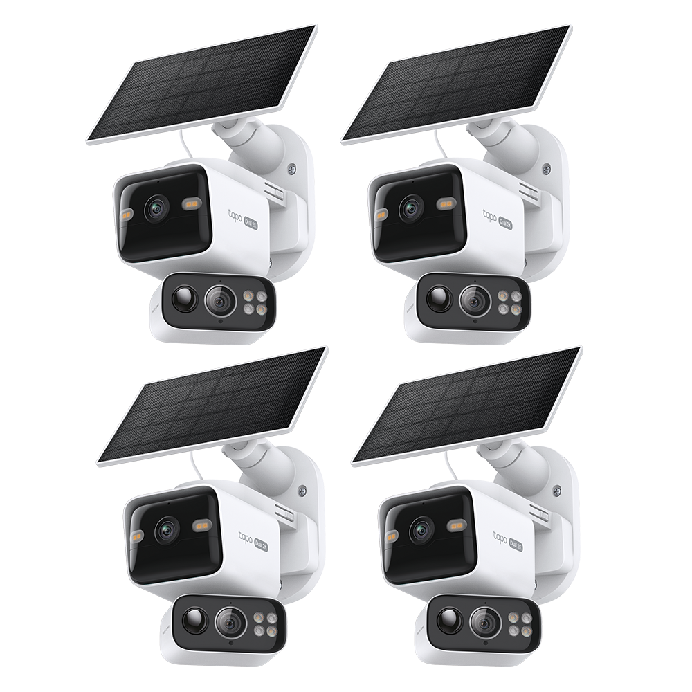 Tapo C645D KIT | Dual-Lens Pan/Tilt Security Camera Kit, 2K