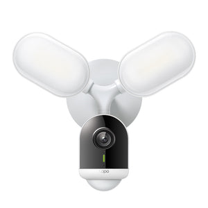 Tapo C720 floodlight security camera with 2K QHD resolution and IP65 weatherproof