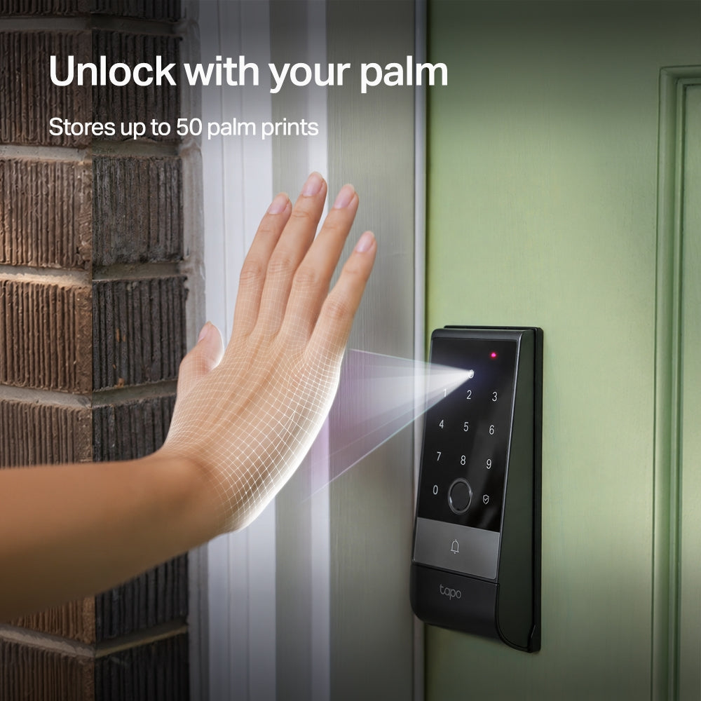 Tapo DL130 | Palm Access & Fingerprint Recognition Smart Lock