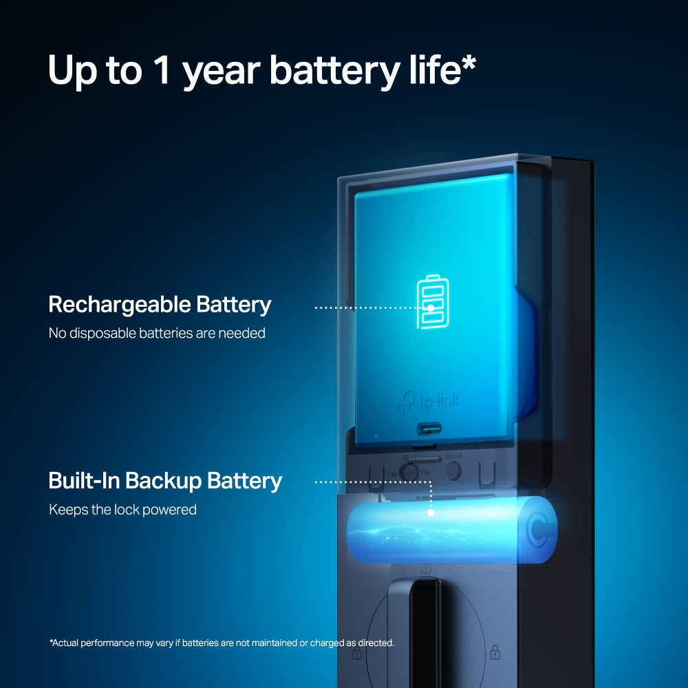 Tapo DL130 | Palm Access & Fingerprint Recognition Smart Lock