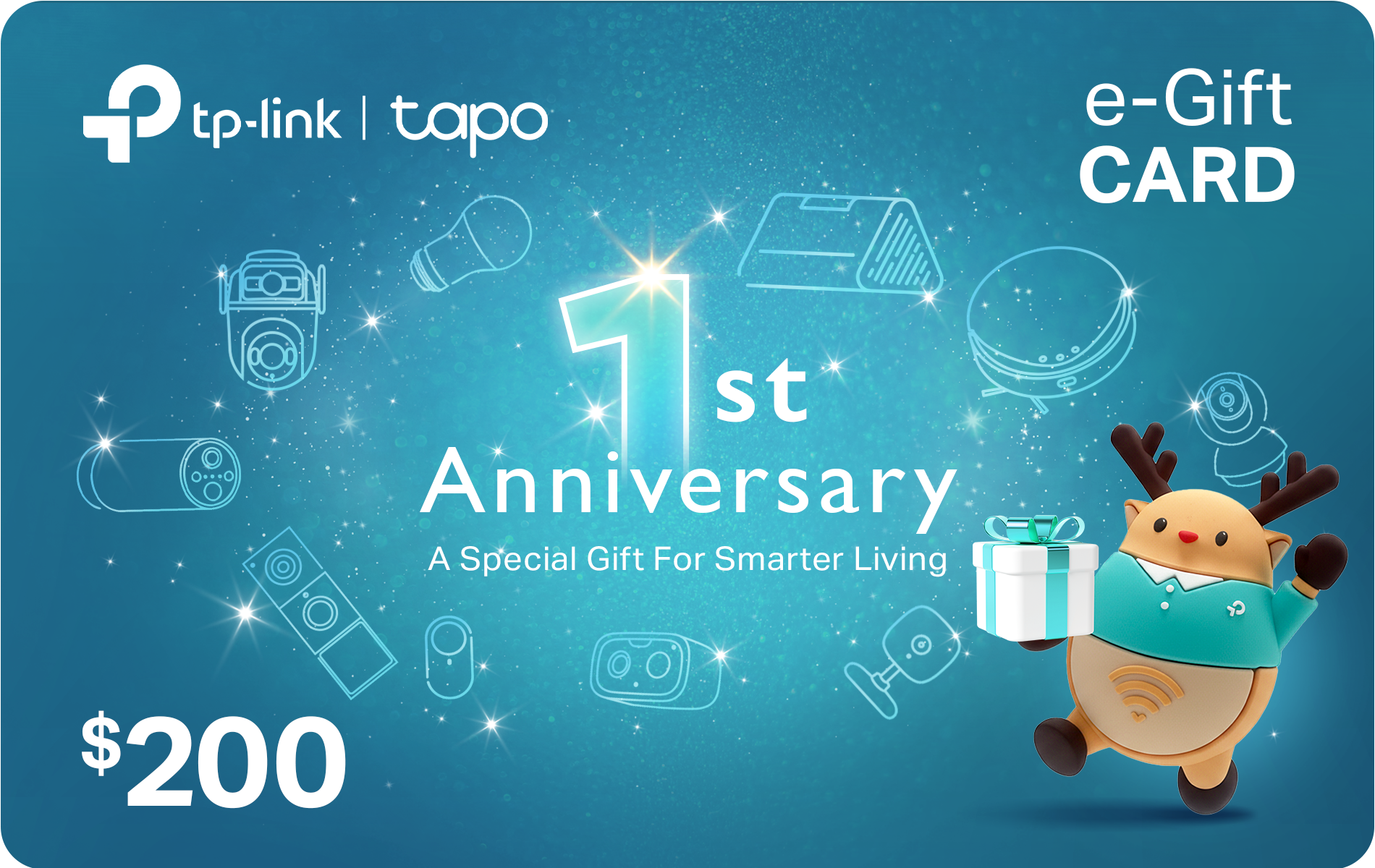 Tapo Anniversary Gift Card