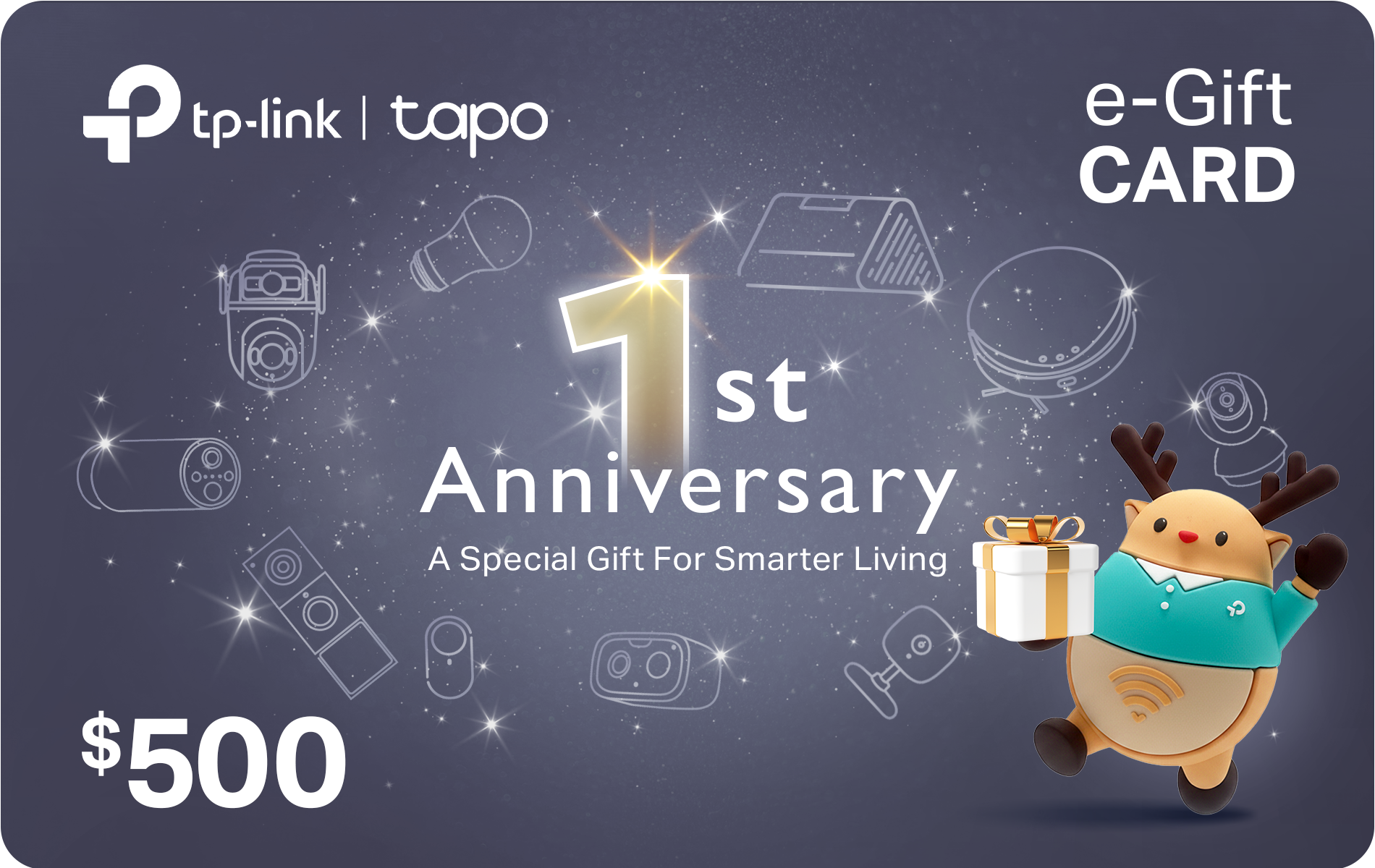 Tapo Anniversary Gift Card