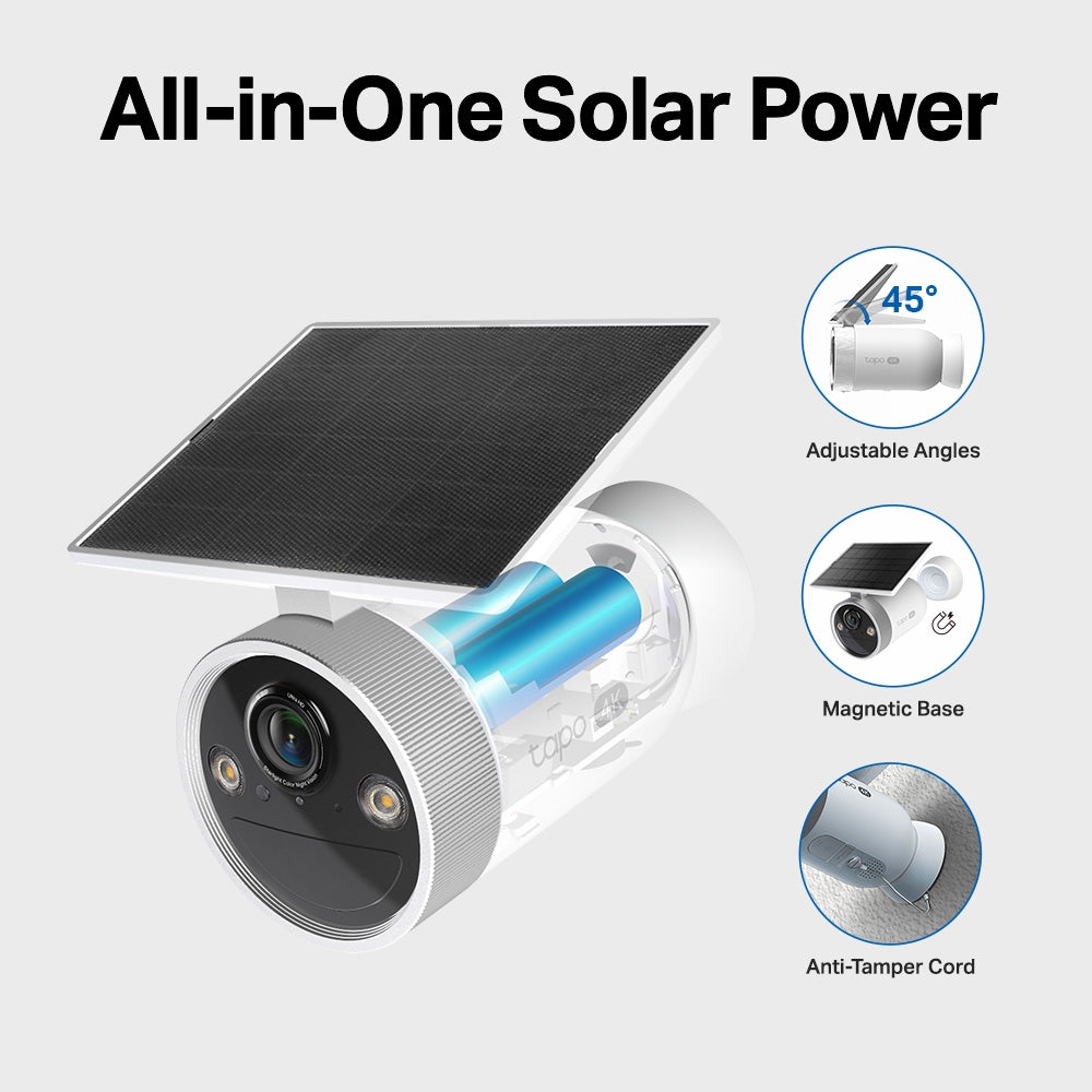Tapo HB610 | Solar Cam 4K (2-Cam Kit)