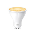 Tapo L610 dimmable smart spotlight with voice control and 2700K warm light.
