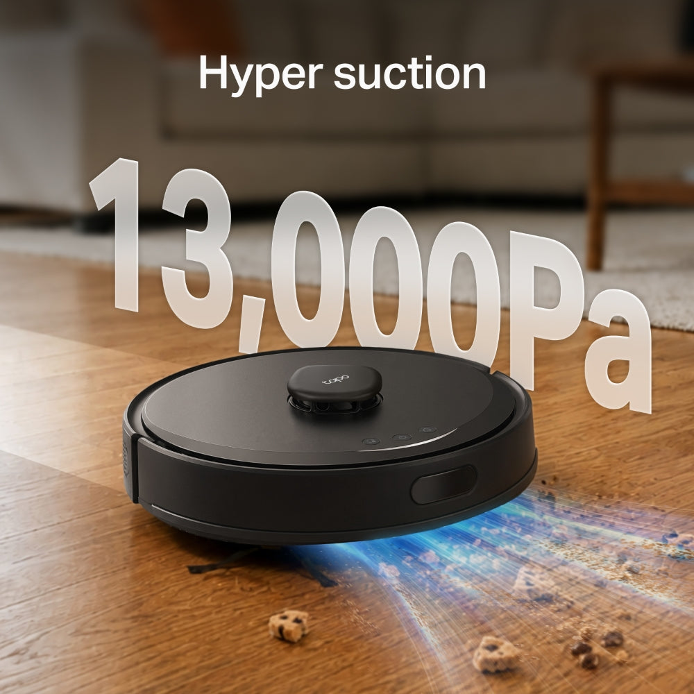 Tapo RV30 Max Plus Gen 2 | Robot Vacuum & Mop + Compact Auto-Empty Dock