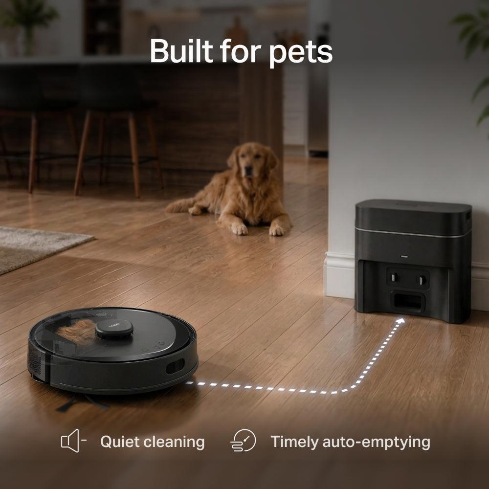 Tapo RV30 Max Plus Gen 2 | Robot Vacuum & Mop + Compact Auto-Empty Dock