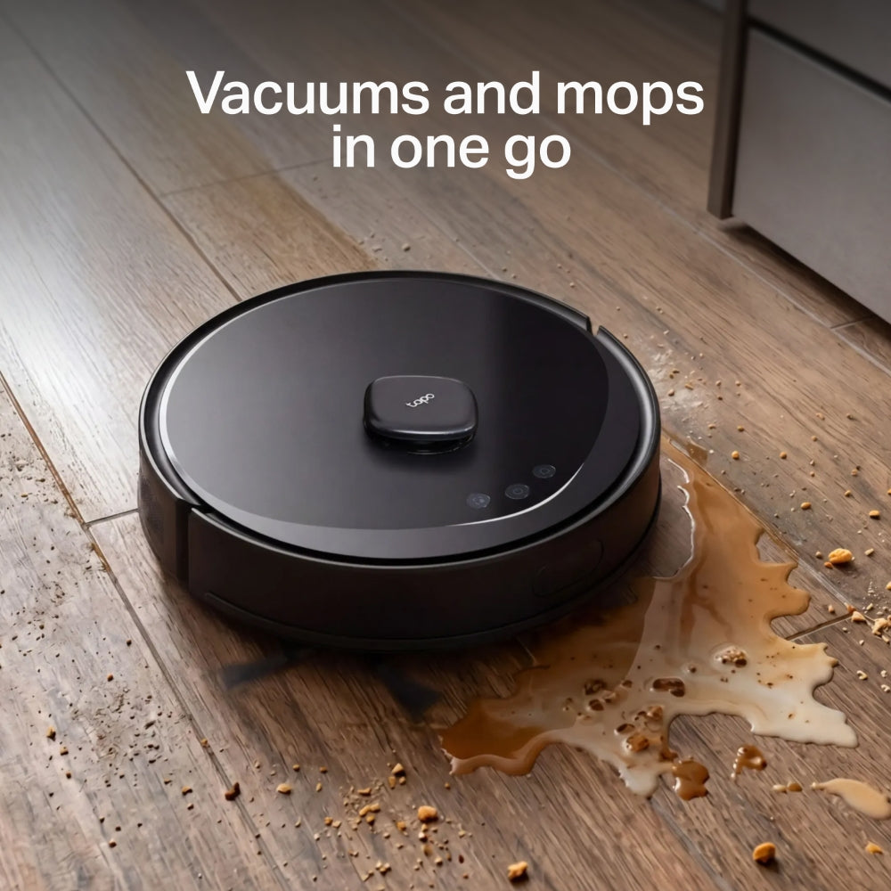 Tapo RV30 Max Plus Gen 2 | Robot Vacuum & Mop + Compact Auto-Empty Dock