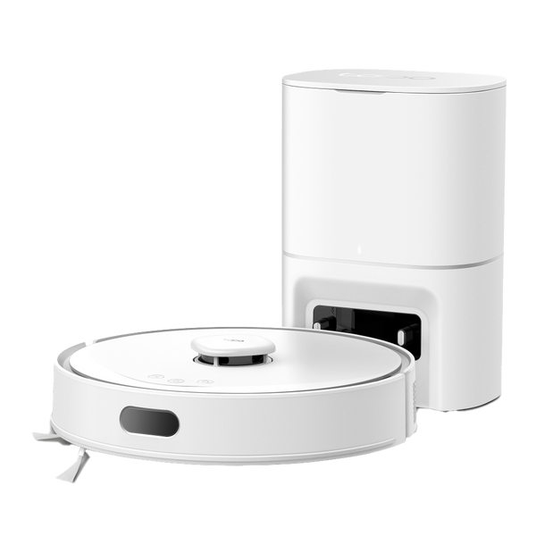 Tapo RV30 Max Plus White | 5300Pa Hyper Suction Robot Vacuum & Mop + Smart Auto-Empty Dock