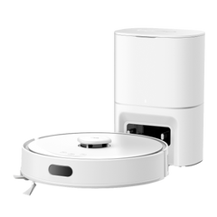 Tapo RV30 Max Plus White | 5300Pa Hyper Suction Robot Vacuum & Mop + Smart Auto-Empty Dock