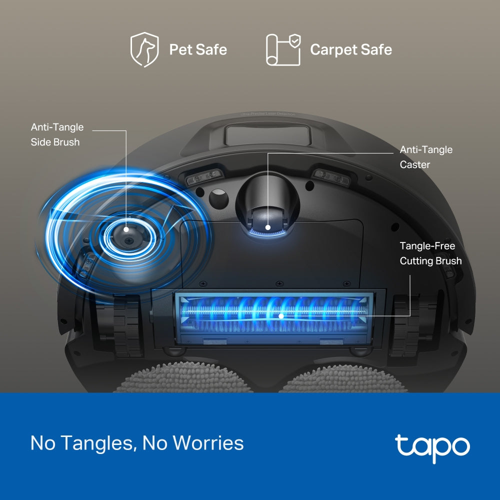 Tapo RV50 Omni | Robot Vacuum & Mop + All-in-One Omni Dock