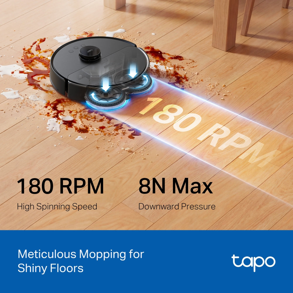 Tapo RV50 Omni | Robot Vacuum & Mop + All-in-One Omni Dock