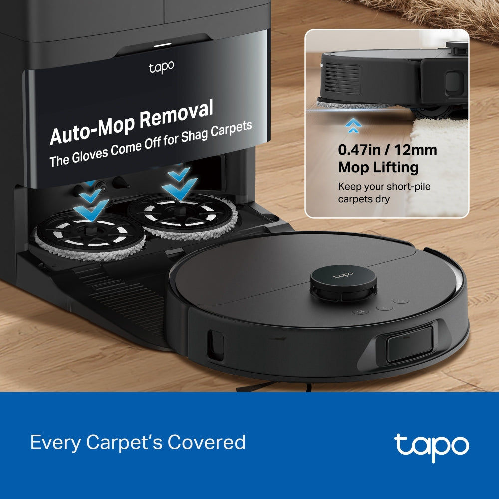 Tapo RV50 Omni | Robot Vacuum & Mop + All-in-One Omni Dock