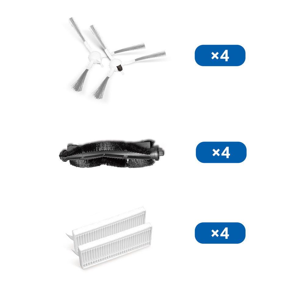 Tapo RVA102 | Robot Vacuum Replacement Kit (Brushes and Filter)