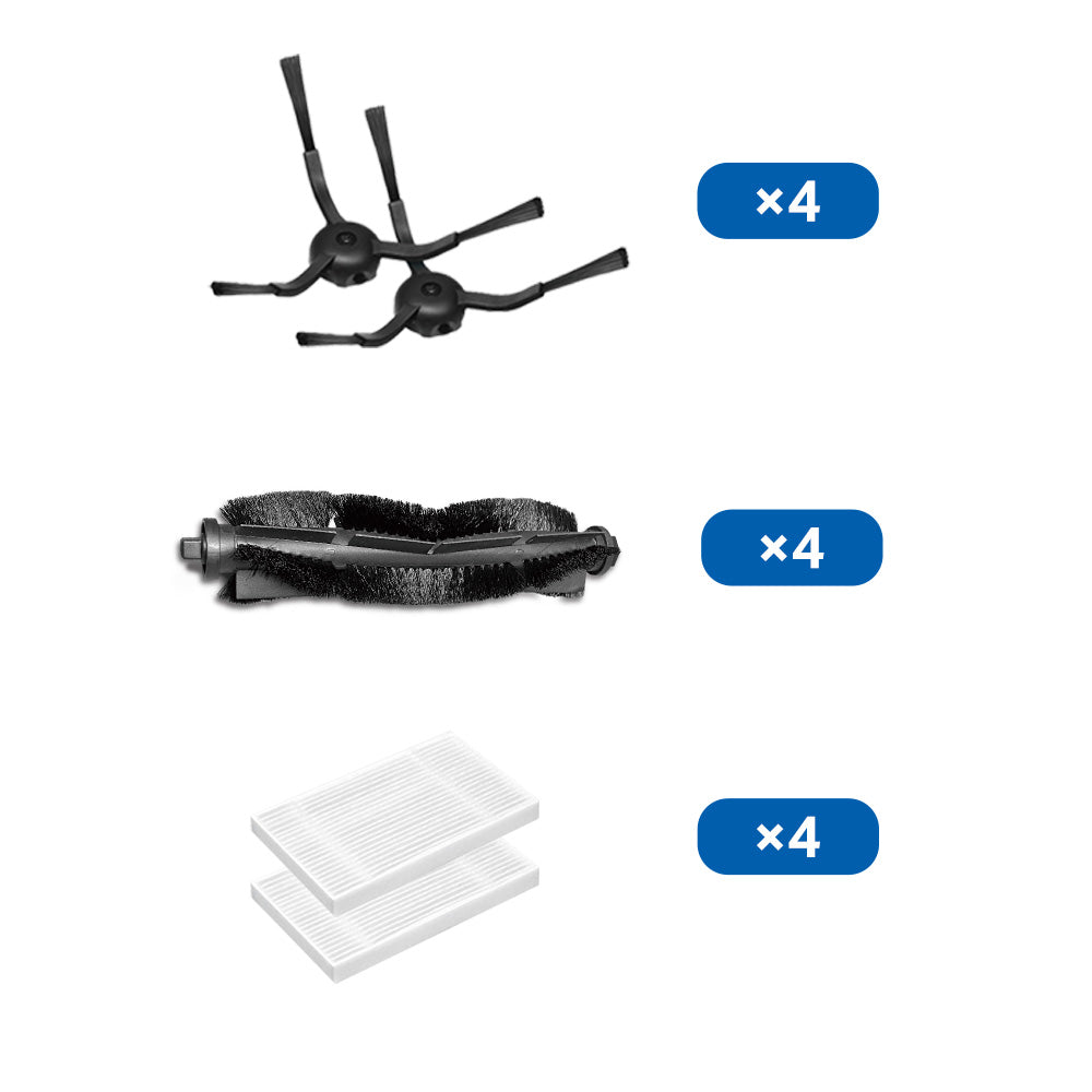 Robot Vacuum Replacement Kit (Brushes and Filter), Tapo RVA105(4-pack)