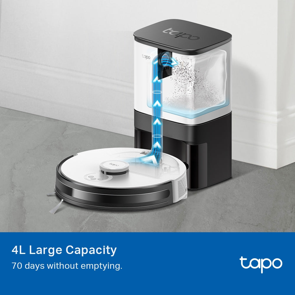 8-months Value Pack: Robot Vacuum Disposable Dust Bags, 12 Packs, Tapo RVA200(4-pack)