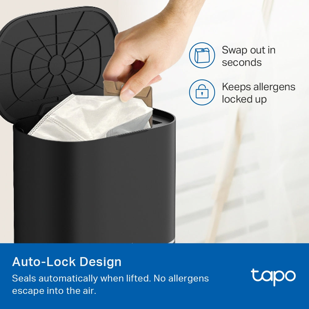 Tapo Robot Vacuum Disposable Dust Bag (5 Packs), Tapo RVA202