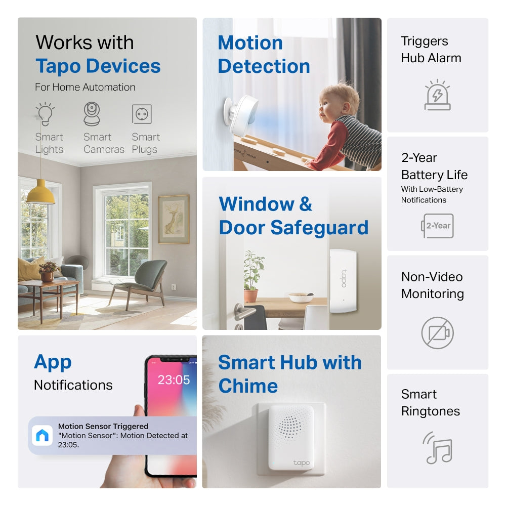 Tapo T30 KIT | Smart Sensor Starter Kit, Hub included