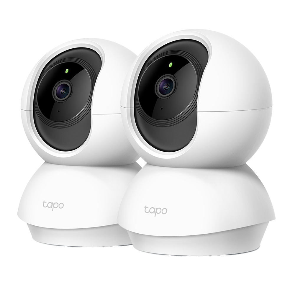 Tapo TC70(2-pack) | Pan Tilt Indoor Wi-Fi Camera, 1080P, Advanced Night Vision