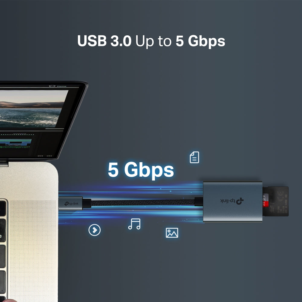 UA430C | USB 3.0 Type-C to SD & microSD 3.0 Card Reader