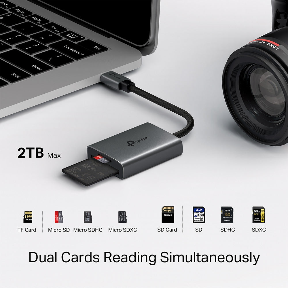 USB 3.0 Type-C to SD & microSD 4.0 Card Reader, UA440C