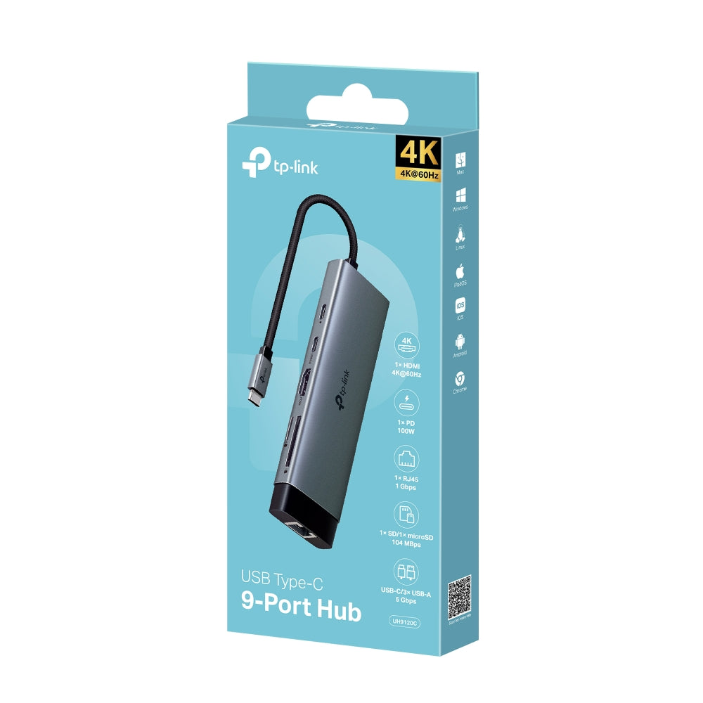 UH9120C (2-pack) | USB Type-C 9 in 1 Hub