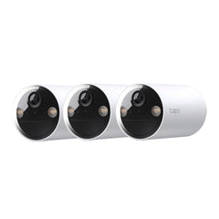 Battery-Powered Indoor/Outdoor Wireless Camera, 2K 3MP, Colour Night Vision, Tapo TC82(3-pack)