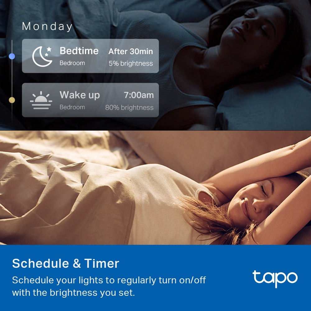 Tapo L535E | Smart Wi-Fi Light Bulb, E27 Base, Multicolour, App & Voice Control