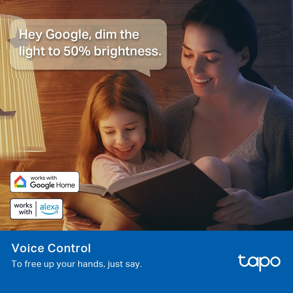 Tapo L535E | Smart Wi-Fi Light Bulb, E27 Base, Multicolour, App & Voice Control