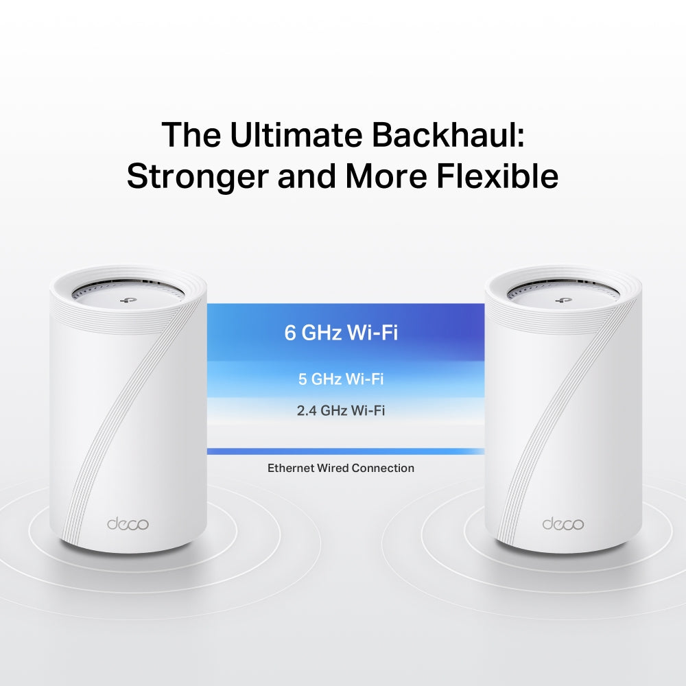 Deco BE68 (3-pack) | BE14000 Tri-Band Whole Home Mesh Wi-Fi 7 System